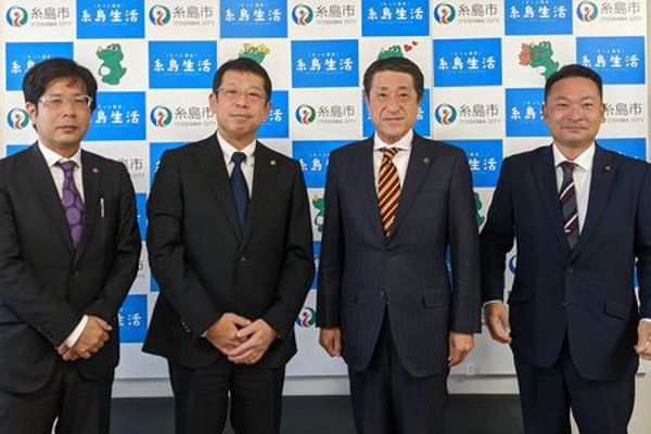 糸島市　月形祐二市長表敬訪問